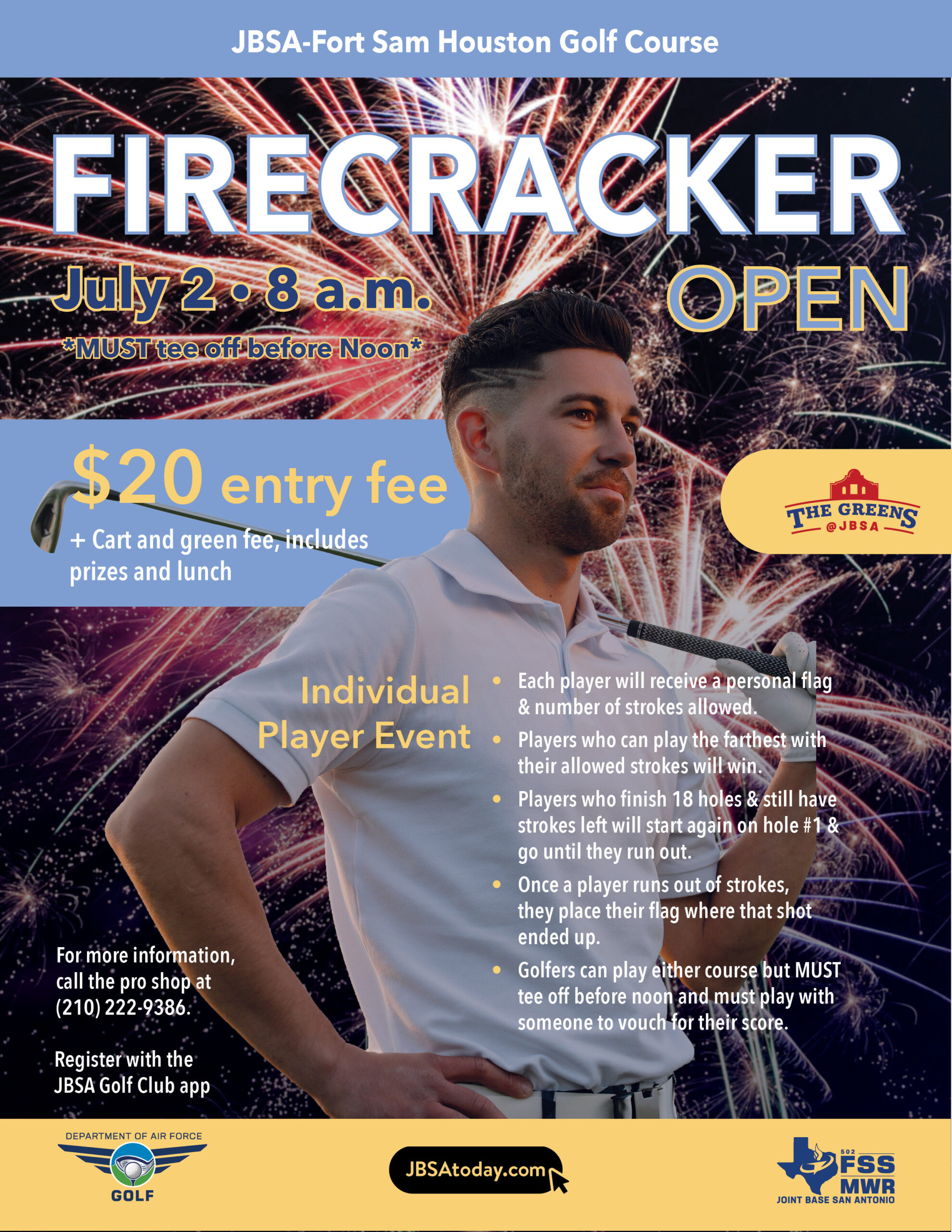 Firecracker Open 2022 Event Marketing