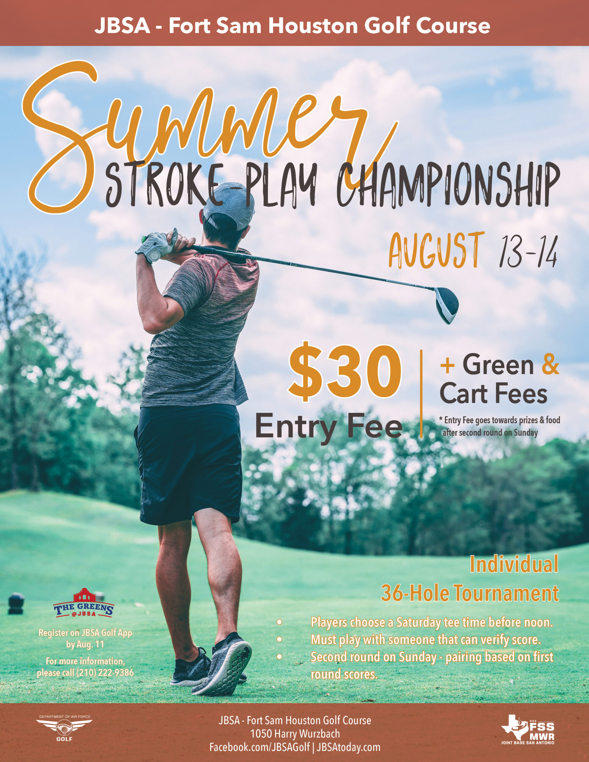 Summer Stroke Play Championship 2022 Event Marketing