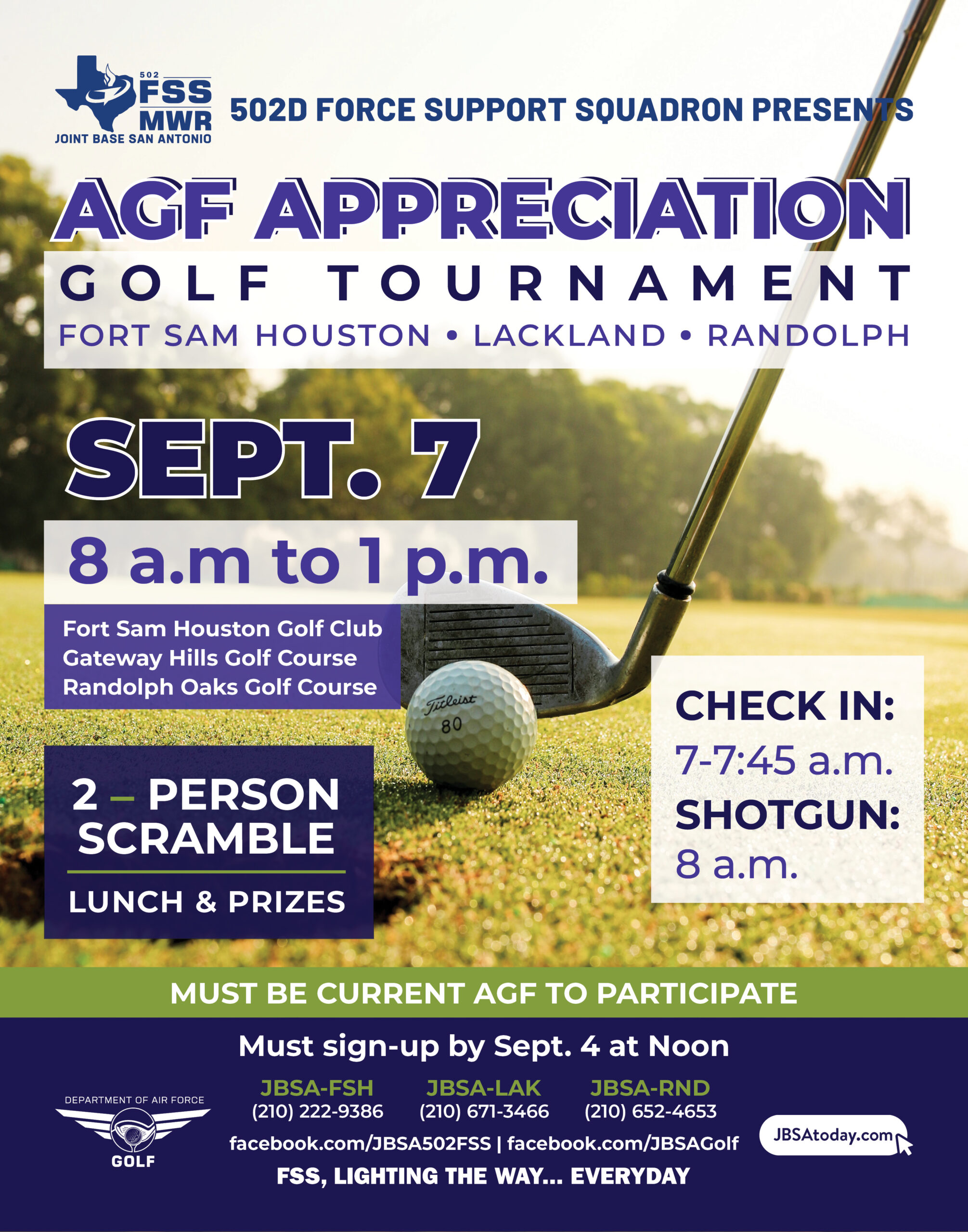 AGF Appreciation Golf Tournament